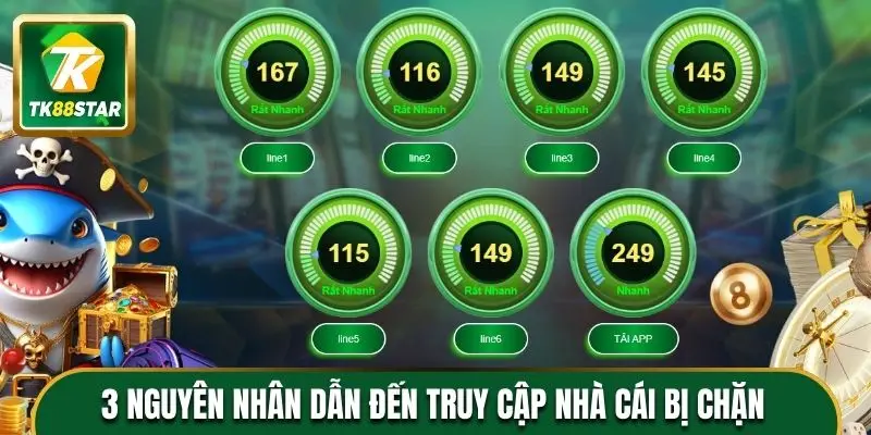 3 nguyên nhân dẫn đến truy cập nhà cái bị chặn