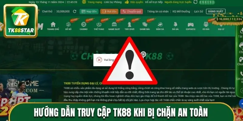 Hướng dẫn truy cập TK88 khi bị chặn an toàn, hiệu quả