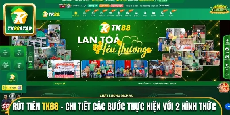 Rút tiền Tk88