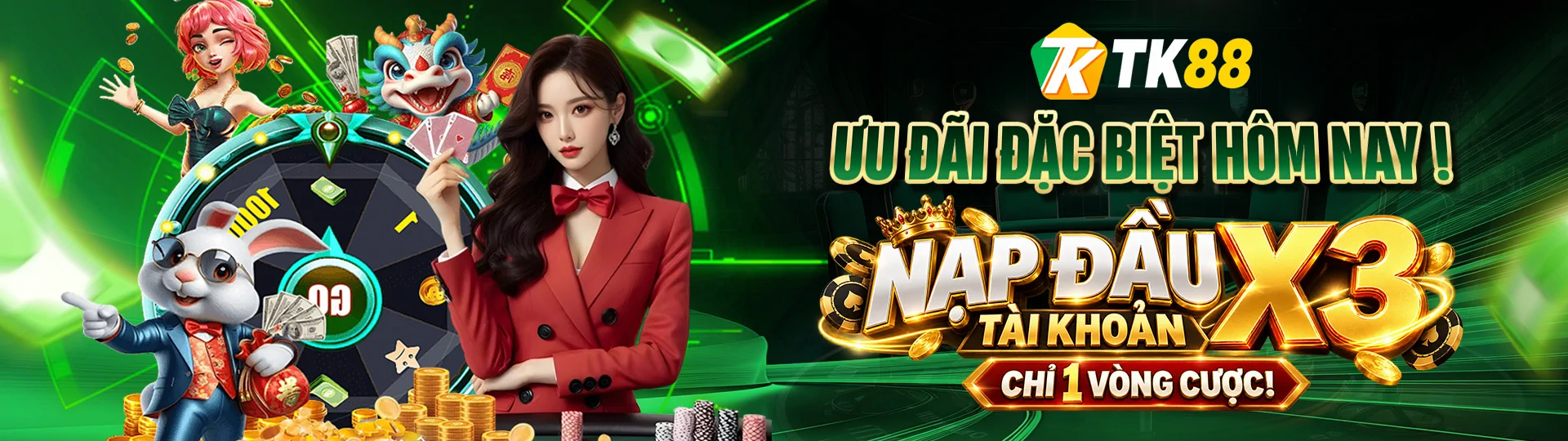 TK88 Khuyến mãi hot X3 Nạp Đầu